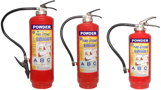 A B C Dry Powder Type Fire Extinguisher